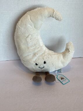 Jellycat Authentic Amuseables Moon Stuffed Toy, Medium 10.5" - Moon Plush NWT